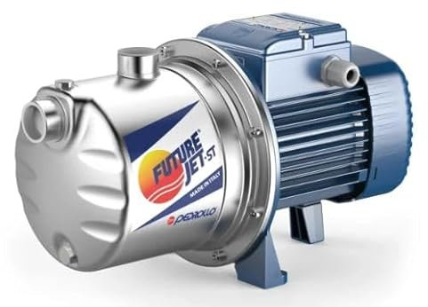 Single-phase self-priming centrifugal pumps with pedrollo FUTURE JET-ST technopolymer impeller - 380V (FUTURE JET 2A-ST)