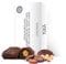 Kaicao Dátiles Medjool - Rellenos de Avellanas Tostadas, Cubiertos de Chocolate Negro 100% Cacao Origen Oko, República Dominicana - Sin Azúcar Añadida - Snack Saludable - Dátil - Pack de 4 dátiles