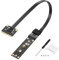 SinLoon Mini PCIE auf NGFF M.2 M Key Extender Kabel MPCIE Stecker auf M2 Buchse NVME SSD Riser Kabel