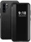 Hülle für Huawei P30 Pro Handyhülle S View P30 Pro Flip Case Stoßfest Kratzfest Tasche Flip Schutzhülle für Huawei P30 Pro, Dünn Durchscheinend View Silikon Bumper Smartphone Handyhülle (Schwarz)