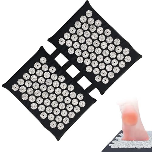 KQWVZ Akupressurmatte Für Füße, Vielseitige Stimulation Akupunktur Matte Mit Abs-Spitzen, Abwaschbar Akupressur Matte, Einen Tragbaren Akupunktur Matte, Akkupressmatte Zur Wohltuenden Entspannung
