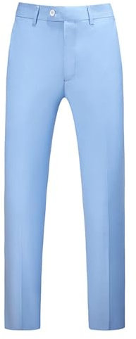 Mens Chinos Regular Fit Walking Trousers Chef Trousers Business Casual Chef Sweatpants Gym Cargo Pants Slim Fit Cargo Pants Men Loose Chinos Men Casual Workwear Trouser Sky Blue