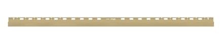 Vogi Abschlussprofil für Klassische Duschrinnen 120 cm, Gold PVD, Edelstahl AISI 304