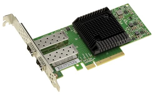 KALEA-INFORMATIQUE Carte contrôleur PCIe 3.0 x8 Réseau LAN Ethernet 2 Ports 25G SFP28 avec chipset Broadcom Mellanox ConnectX-4 LX