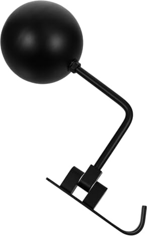 FONDOTIN Wall-mounted Helmet Storage Rack Sturdy Aluminum Motorcycle Sports Helmet Holder Practical Display Storage Shelf for Home Garage