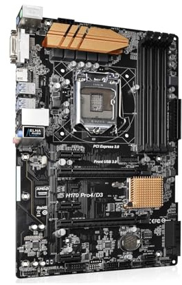 Motherboard Scheda madre Fit For ASRock H170 Pro4/D3 Intel LGA 1151 DDR4 64 GB M.2 supporta i5-7500 i3-6300 i3-6100 i5-7400 i7-6700 CPU G4520