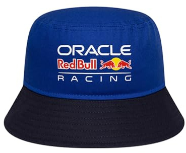 Red Bull ENERGY WEAR Oracle RB Racing Kinder Essential Bucket Hat New Era | Offizieller Formel 1 Fanartikel - 100% Baumwolle - Blau - Motorsport - Merchandise