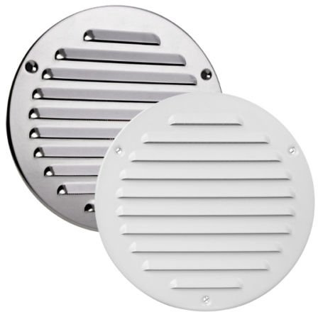 Circle Stainless Steel Air Vent Grille 125mm / 5 with Fly Screen Round Metal Ventilation Cover MTA16N