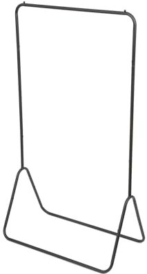 Compactor Portant pour Vêtements FYN, Acier Laqué Mat, Noir, Dim : 80 x 41 x H.147 cm, RAN7656