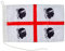 Everflag Motorrad-/Bootsflagge 25x40cm: Sardinien