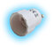 Lampensockel-Adapter Lampenfassungs-Adapter adaptiert GU10 Sockel auf E14 Gewinde