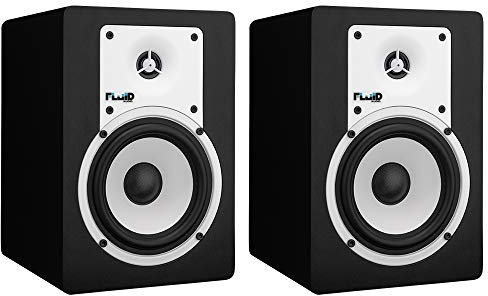 Fluid Audio C5 Bluetooth (par) - Monitores de Estudio Activos de 5 Pulgadas con Bluetooth, Color Negro