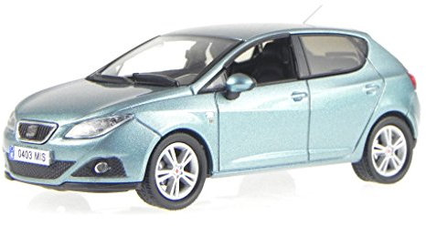 nn Seat Ibiza 5-Türer 2008 nayara blau Modellauto 1:43