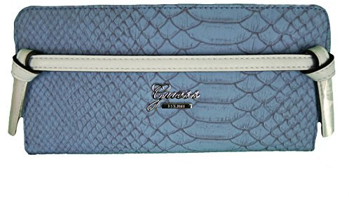 GUESS Damen Geldbörse Geldbeutel Portemonnaie blau