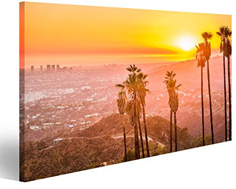 islandburner Bild Bilder auf Leinwand Griffith Park, Los Angeles, Kalifornien, USA. Wandbild, Poster, Leinwandbild MDO