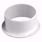 125 mm Bride de connecteur de conduit, bride de tuyau droit en plastique pour système de ventilation de chauffage et de refroidissement (12,5 cm)