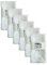 6er Set Stoffservietten Leinenservietten Stoff Servietten Baumwolle 100% Natur Tischdekoration Küche Esstisch Abendessen Cafe Restaurant 40 * 40CM Familienessen Hochzeiten Cocktail Startseite (Weiß)