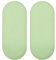 Baby-Spannbettlaken für Babykörbe, oval, Grün, 2 Stück