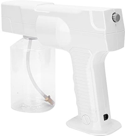 Barber Spray Gun, Nano Blue Light Atomizer Spary Gun Handheld Hair Care Moisturizing Sprayer USB Charging Nano Mist Sprayer for Personal Care and Home Use.