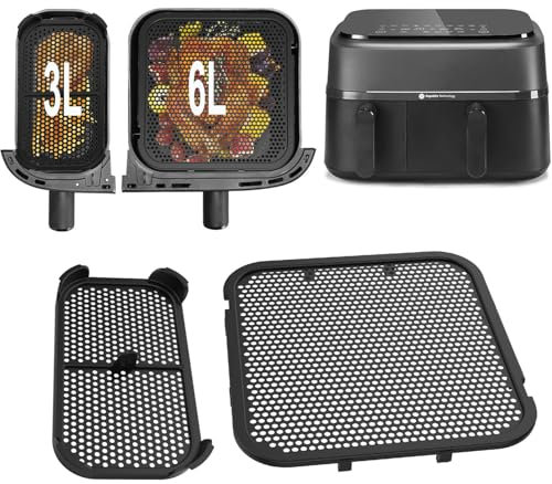 Smlntbu Splash Guard for Philips Na350 - Adjustable to the Divider, Reusable Silicone Protection for Hot Air Fryer, Effective Heating Coil Protection, Easy to Clean