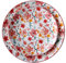 Piatti floreali in porcellana 8/10 pollici Set di 4 totali, piatti da dessert in ceramica, piatti per antipasti, piatti per insalata, set di piatti piccoli, piatti per la cena per la cucina, spuntini