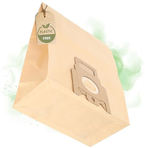10 Papier-Staubsaugerbeutel mit Filter, kompatibel mit Swirl M52 – umweltfreundliche Alternative für Miele S140 bis S169