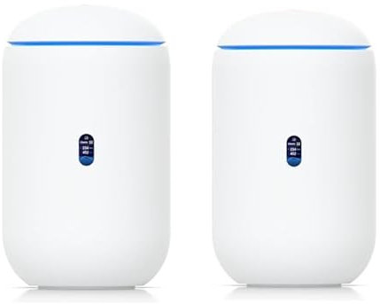 Bundle of 2 WiFi 7 Dream Routers – 2.5 GbE + 10G SFP+, PoE, microSD, 160 m² Coverage Each – Ultra-Fast Multi-Gig Wireless Routers (MPN: UDR7)