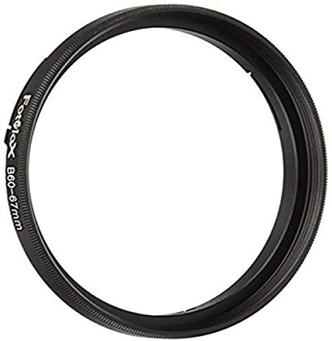 Fotodiox Step Up Filter Adapter Ring for Hasselblad Bayonet 60 B60 - 67mm, Anodized Black Metal Filter Adapter Ring
