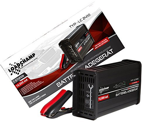 Loadchamp automatisches 24V / 10A Batterie Ladegerät AGM Gel Calcium LKW Solar