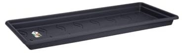 Elho Green Basics Sottovaso, Living Black, 60 cm