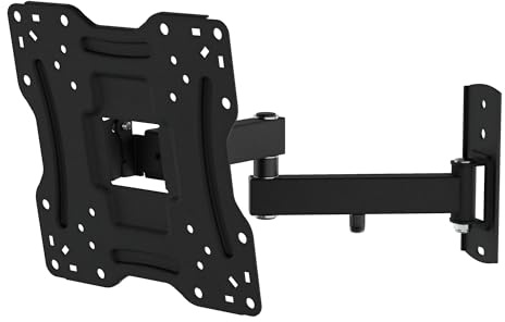 AVF TV Wall Mount Bracket, up to 43 Inch and 20kg, Tilt and Turn | tilt and turn for viewing angles; VESA up to 200x200mm compatibility; wall mount for TV and monitor screens