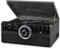 Victrola Empire Mid-Century - Tocadiscos 6 en 1 y centro multimedia con altavoces integrados, 3 velocidades, conectividad Bluetooth, radio, casete y reproductor de CD, salida RCA, conector para