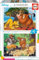Educa - Puzzle 20 Teile für Kinder ab 3 Jahren | Disney Tiere, 2x20 Teile Puzzleset für Kinder ab 3 Jahren, König der Löwen, Dschungelbuch (18103)