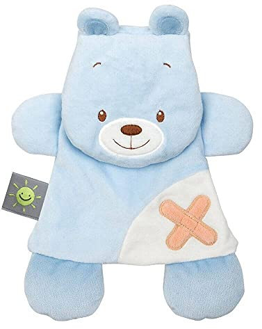 Nattou Kuschelbär mit Gelkissen zur Schmerzlinderung, Buddiezzz, 19 × 2.5 × 25 cm, Blau