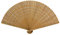 VOSAREA Bamboo Silk Hand Fan Wooden Folding Fan Vintage Fan