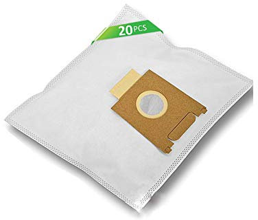 Cartling Lot de 20 sacs d'aspirateur compatibles pour Bosch Siemens BGL8SIL59S, Perfectionist ProSilence 59 as Genuine BBZ41FGALL, Type G, Power Pro Tect Type G All - 5 couches + 2 filtres