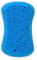 MartiniSPA - Hygiene+ - Éponge corps extra douce, 13,5 x 8,5 x 5 cm, polyuréthane avec ions argentés, couleur aléatoire (violet/bleu), 14 g, 1 unité - Made in Italy -