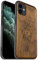 Carveit Coque pour iPhone 11 [Élégant Noyer] [Pare-Chocs en TPU Souple] Coque de téléphone Antichoc Compatible avec 11 Coques en Bois (Viking Compas)
