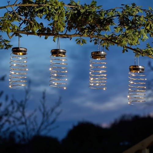 Smart Garden Products 1080823 Solar Powered LED Spring Spiralight, Warm White
