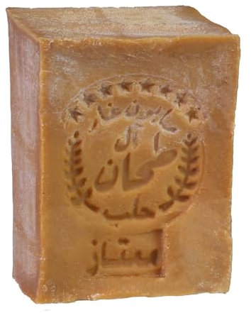 TUMELO Original Aleppo Seife 200g 90% Olivenöl 10% Lorbeeröl, handgemachte Olivenölseife Naturseife