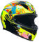 AGV K3 Rossi Winter Test 2019 Integralhelm (gelb/schwarz/blau), M (57)