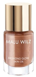 Malu Wilz Bronzing Glow Skin Oil 15ml - Bronzer Hautöl mit schimmerndem Finish, Skin Care Öl für den Urlaubs Style, Verleiht der Haut einen sonnengeküssten Look