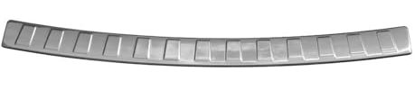 OMAC Ladekantenschutz Stoßstangenschutz kompatibel mit Opel Meriva B 2010-2017 Edelstahl Silber