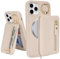 SailorTech iPhone 11 Pro Case with Card Holder, Ring Stand Kickstand - Apricot