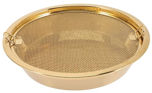 IMIKEYA Bandeja De Drenaje De Inoxidable Plato De Snacks y Comida Para Frutas Aperitivos y Postres Diseño Elegante y Para Cocinas y Restaurantes