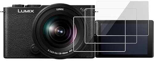GuiGui DaMoWang Displayschutz für Kamera Panasonic Lumix DC S9 S5II S5 G9 G100 G100D G110 screen protector, HD Schutzfolie Zubehör (3 Stück)