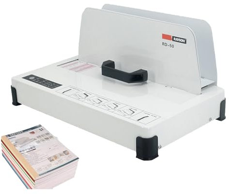 ThermobindegeräT, BuchbindegeräT Mit 500 Blatt KapazitäT, Thermo-Buchbinder 50 Mm BindestäRke FüR A3/A4/A5-Dokumente, Mit Optischer Infraroterkennung