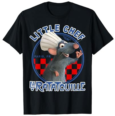 T-shirt graphique Disney Pixar Ratatouille Remy Little Chef T-Shirt
