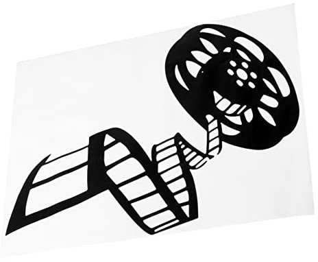 DECHOUS Selbstklebende Filmrolle Wandtattoo Pvc Wanddekor Ablösbar Kreatives Wandbild Wohnzimmer Schlafzimmer Deko Für Diy Raumgestaltung