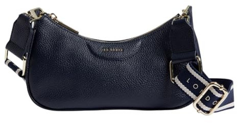 Ted Baker Essiy Webbing Leather Crossbody Bag Navy